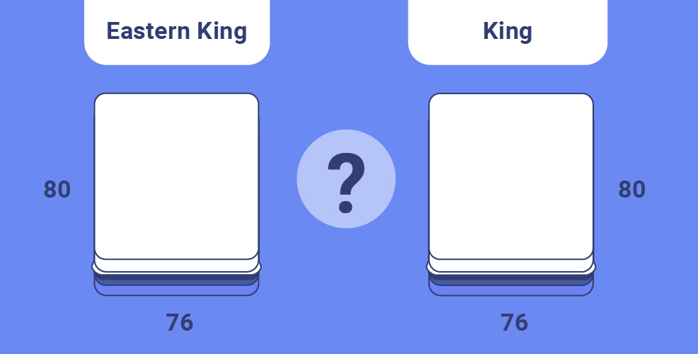 Eastern King Bed vs. King Size Bed